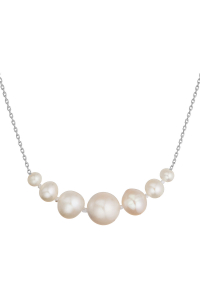 Strieborný náhrdelník s riečnymi perlami 22063.1 Obrázok pre Strieborný náhrdelník s riečnymi perlami 22063.1