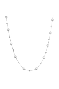 Strieborný náhrdelník s shell perličkami 12184.1 Obrázok pre Strieborný náhrdelník s shell perličkami 12184.1