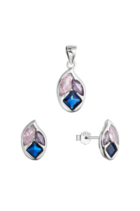Súprava šperkov s farebnými zirkónmi 19038.3 Obrázok pre Súprava šperkov s farebnými zirkónmi 19038.3