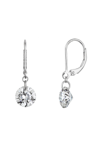 Obrázok pre Strieborné náušnice VIKA 11M00011 moissanite 4ct