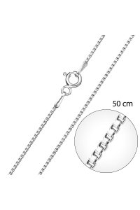 Obrázok pre Evolution Group Strieborná retiazka okrúhla dĺžka 50 cm 30014