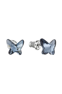 Obrázok pre Evolution Group Náušnice bižutéria so Swarovski krištáľmi modrý motýľ 51048.3