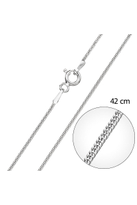 Obrázok pre Strieborná retiazka okrúhla dĺžka 42 cm 30014