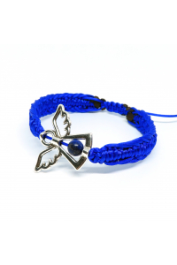 Obrázok pre Náramok pletený modrý Anjel Lapis Lazuli