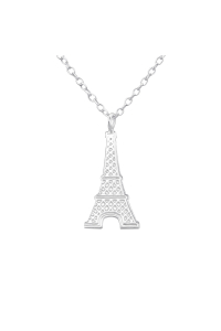 Obrázok pre Strieborný prívesok s retiazkou Eiffelova veža