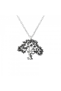 Obrázok pre Strieborný prívesok s retiazkou Strom života