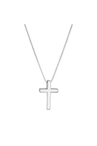 Obrázok pre Strieborný náhrdelník s príveskom krížik 62005