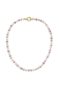Obrázok pre Perlový náhrdelník z pravých riečnych perál mix farieb 22004.3 Au plating