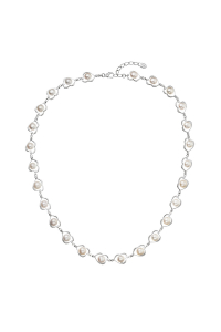 Obrázok pre Strieborný náhrdelník s riečnymi perlami v striebre 22048.1