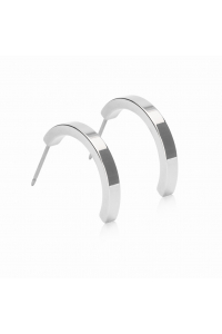 Obrázok pre Nealergénne náušnice z lekárskeho titánu Polkrúžky 20 mm úzke