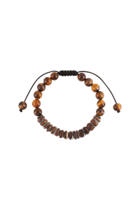 Bižutérny náramok tigrie oko a drevo 53062.3 Obrázok pre Bižutérny náramok tigrie oko a drevo 53062.3