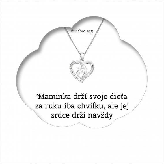 Obrázok pre Mamička drží svoje dieťa za ruku len chvíľu, ale ich srdce drží navždy - OB03