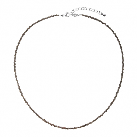 Obrázok pre Náhrdelník s grey spinel kameňmi 42012.3 oceľ