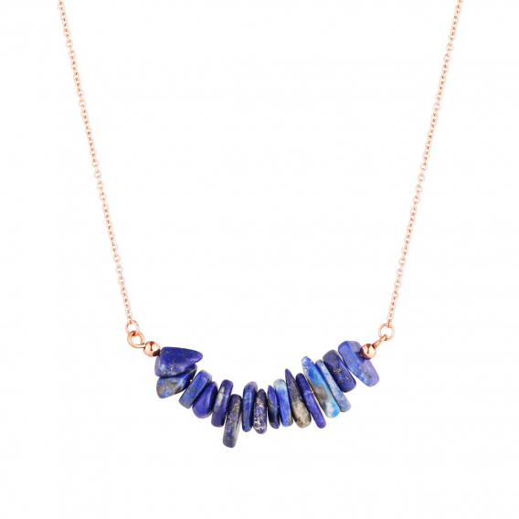 Obrázok pre Náhrdelník s kameňom lapis lazuli 42037.3 oceľ