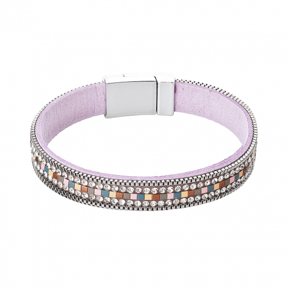 Obrázok pre Náramok mix farieb textilný 53008.3 purple