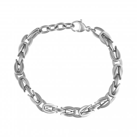 Obrázok pre Náramok pánsky z pieskovanej ocele 43053.1