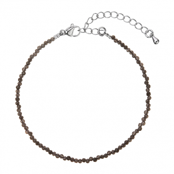 Obrázok pre Náramok s grey spinel kameňmi 43055.3 oceľ