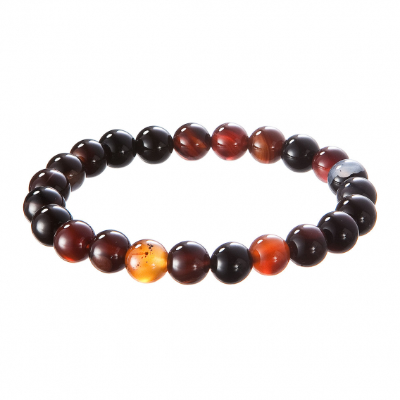 Obrázok pre Náramok s minerálnymi kameňmi bronzit 43056.3