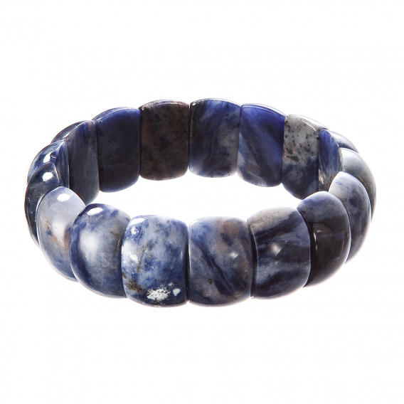 Obrázok pre Náramok s minerálnymi kameňmi dumortierit 43058.3