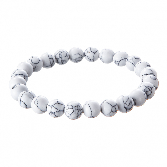 Obrázok pre Náramok s minerálnymi kameňmi howlit 43056.3