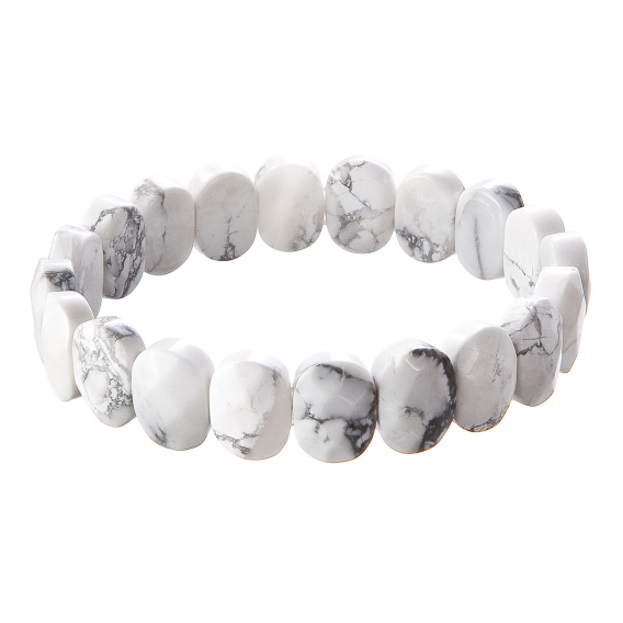 Obrázok pre Náramok s minerálnymi kameňmi howlit 43057.3