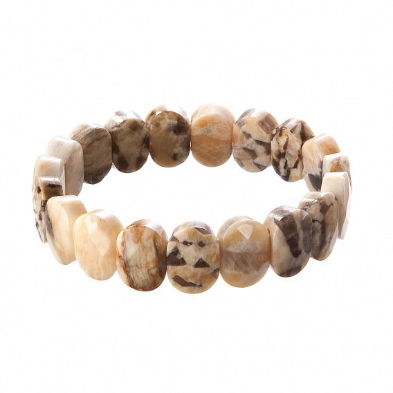 Obrázok pre Náramok s minerálnymi kameňmi jaspis svetlý 43057.3