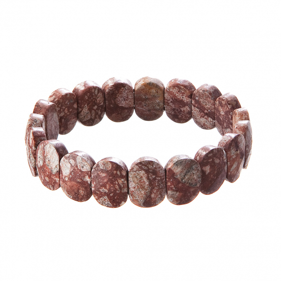 Obrázok pre Náramok s minerálnymi kameňmi jaspis tmavý 43057.3