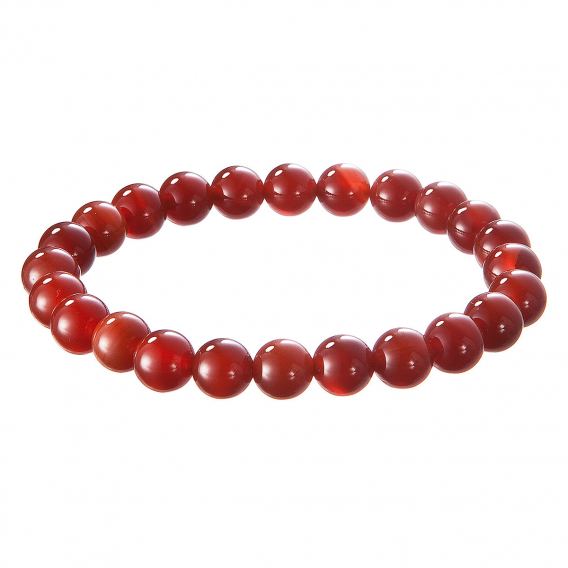Obrázok pre Náramok s minerálnymi kameňmi koral tmavý 43056.3
