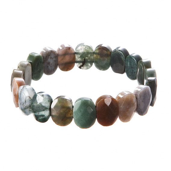 Obrázok pre Náramok s minerálnymi kameňmi nefrit 43057.3