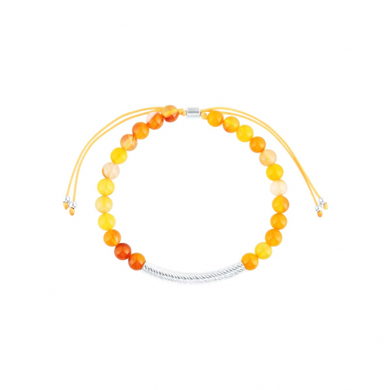 Obrázok pre Náramok s minerálnymi kameňmi oranžový achát 43081.3