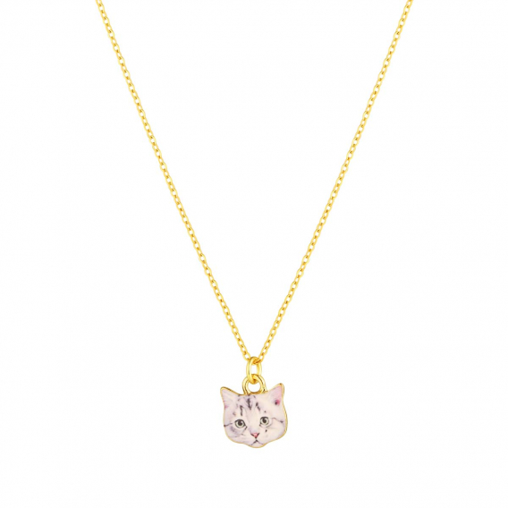 Obrázok pre Oceľový náhrdelník mačka 42042.1
