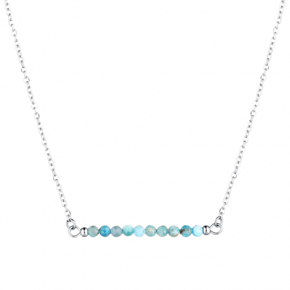 Obrázok pre Oceľový náhrdelník tyrkysový 42038.3