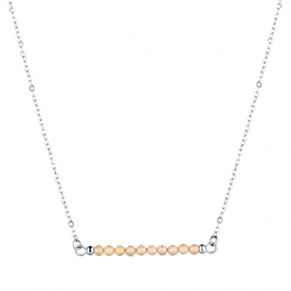 Obrázok pre Oceľový náhrdelník žltý 42038.3