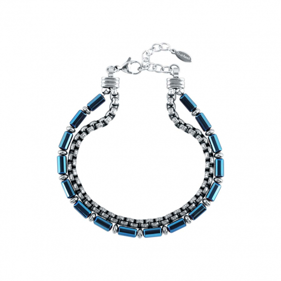 Obrázok pre Oceľový náramok s hematitom 43093.3