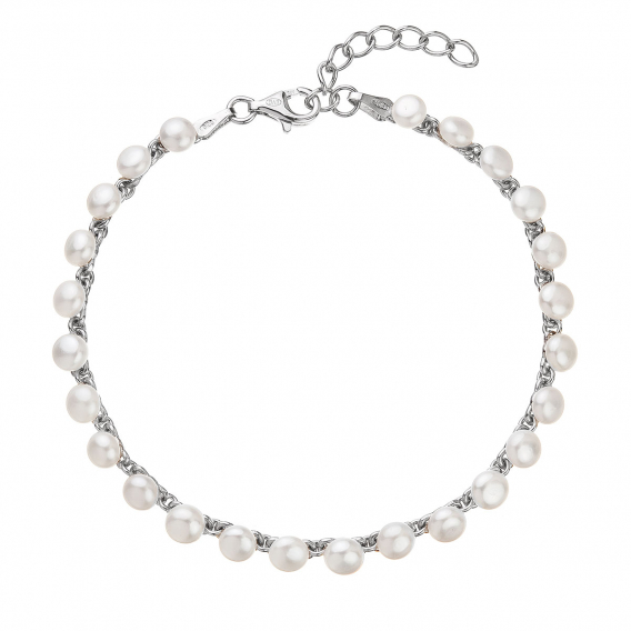 Obrázok pre Perlový náramok z pravých riečnych perál na retiazke 23016.1