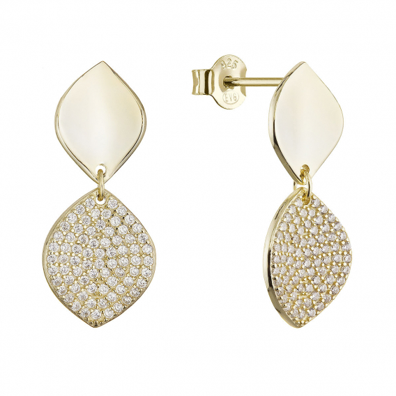 Obrázok pre Pozlátené náušnice dvojitej kvapky 11788.1