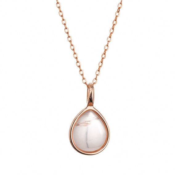 Obrázok pre Pozlátený náhrdelník s ruženínom 12156.3 rose gold