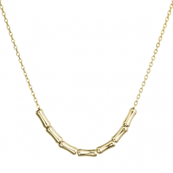 Obrázok pre Pozlátený strieborný náhrdelník s obdĺžnikmi 62011