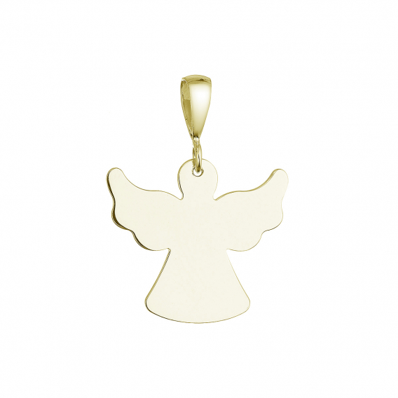 Obrázok pre Pozlátený strieborný prívesok anjel 64091