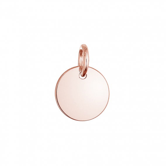 Obrázok pre Pozlátený strieborný prívesok placička 64092 rose gold