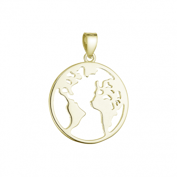 Obrázok pre Pozlátený strieborný prívesok svetadiely 64065