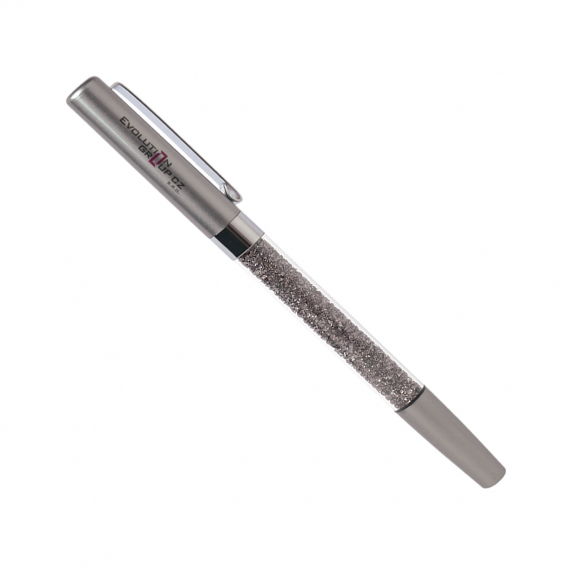 Obrázok pre Propiska s kryštálmi šedá 38014.3