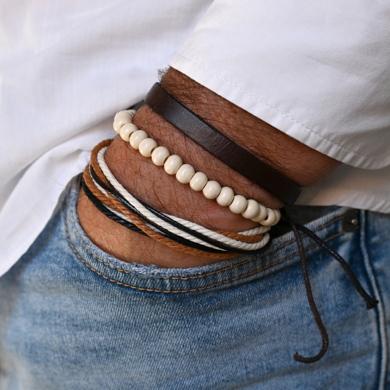 Obrázok pre Sada pánskych náramkov 53049.3