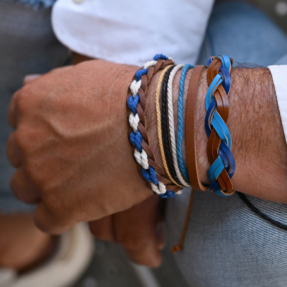 Obrázok pre Sada pánskych náramkov 53058.3