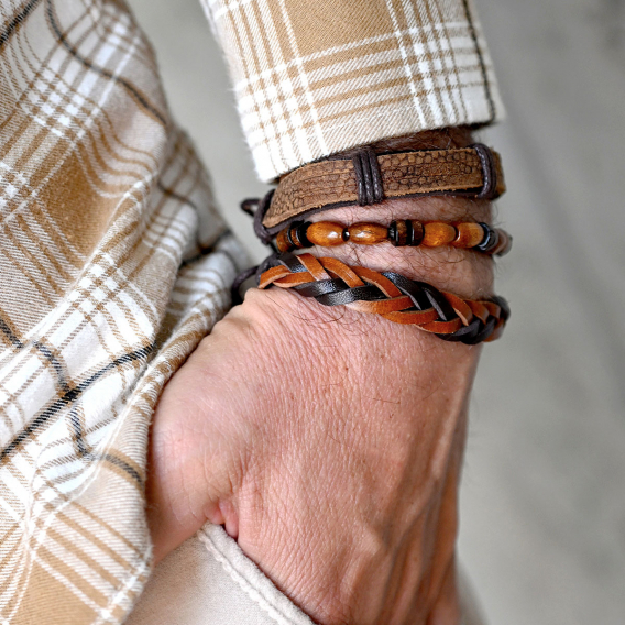 Obrázok pre Sada pánskych náramkov 53060.3