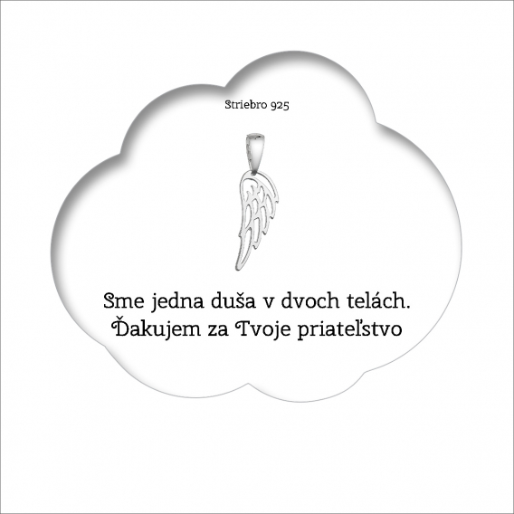 Obrázok pre Sme jedna duša v dvoch telách. Ďakujem za Tvoje priateľstvo - OB48