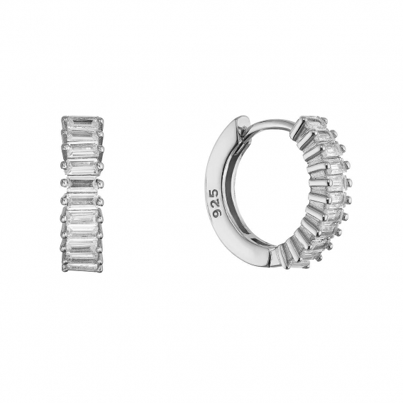 Obrázok pre Strieborné krúžky so zirkónmi 11771.1