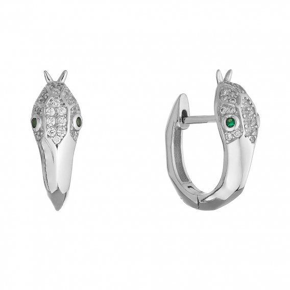 Obrázok pre Strieborné krúžky v tvare hada 11776.3