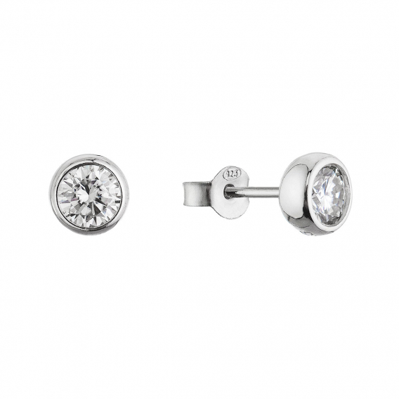 Obrázok pre Strieborné náušnice AMELIA 11M00005 moissanite