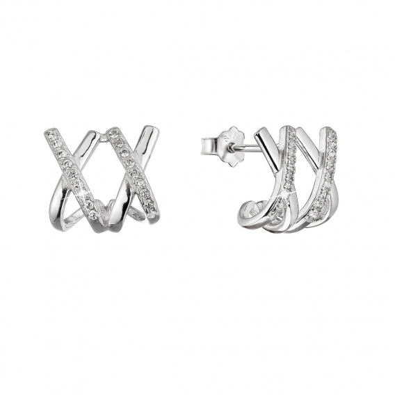 Obrázok pre Strieborné náušnice dve 